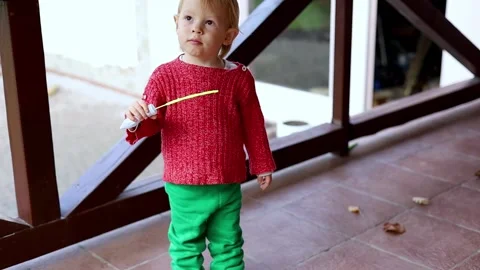 Child plays Stock Footage 164566882