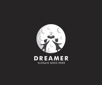 Child Reaching Star logo vector, Education logo designs template, design co.. Stock Illustration