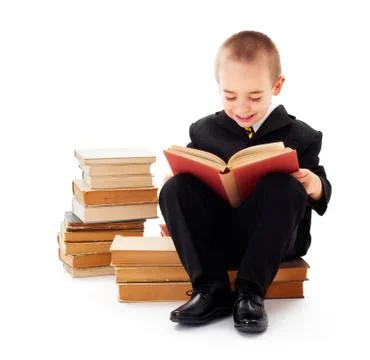 Child Reading Foto stock