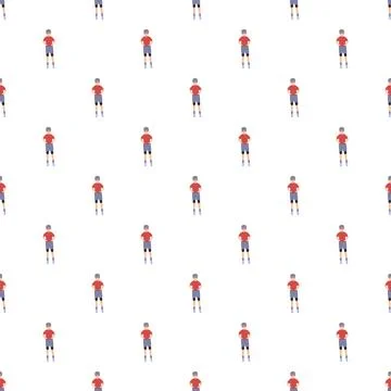 Child roller skating seamless pattern background design イラスト素材