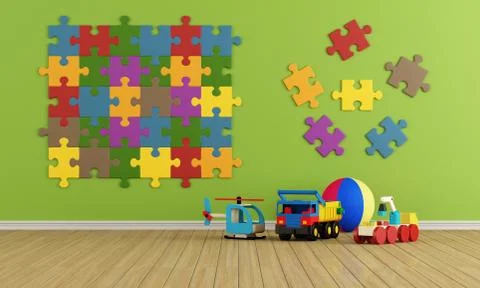 Child room Stock Illustration