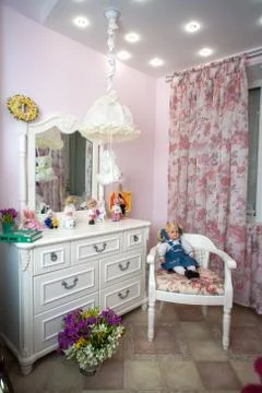 Child room interior Stock Photos
