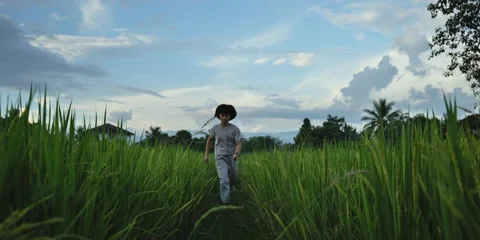 Child running 1 Stock Footage 162114019