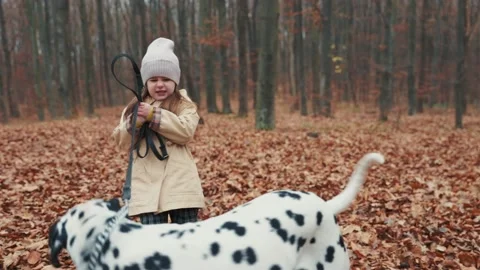 Child running with dog Stock-Footage 231477111