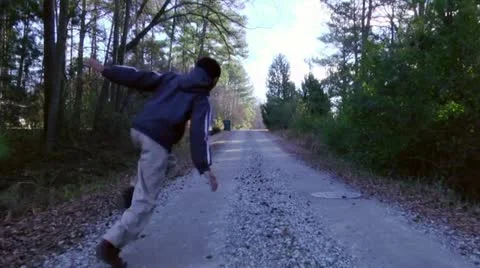 Child running 스톡 동영상 20496697