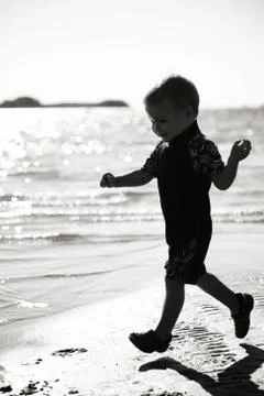 Child running Stock Photos