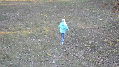 A child runs Stock Footage 254949021