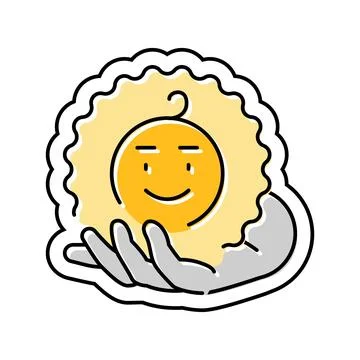 Child safe color icon vector illustration Stock Illustration