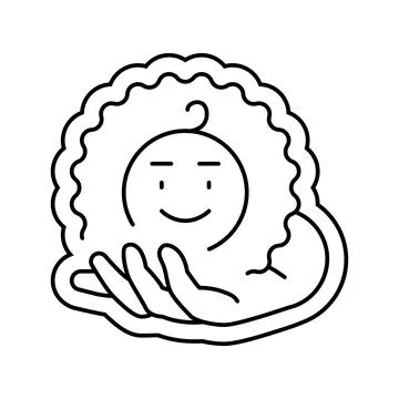 Child safe line icon vector illustration Stock Illustration