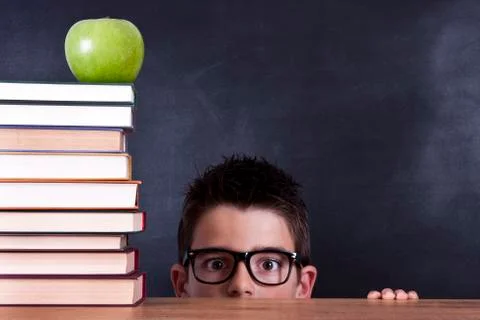 Child in school Foto stock