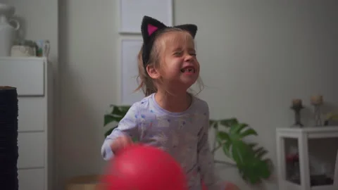 Child Shouting Loud. Crazy going mad Video stock 237159331