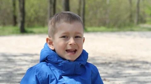 Child is showing two hands. Boy is showing ten 10 fingers Video stock 106807745