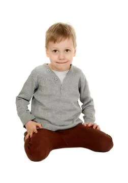 Child is sitting Stock Photos