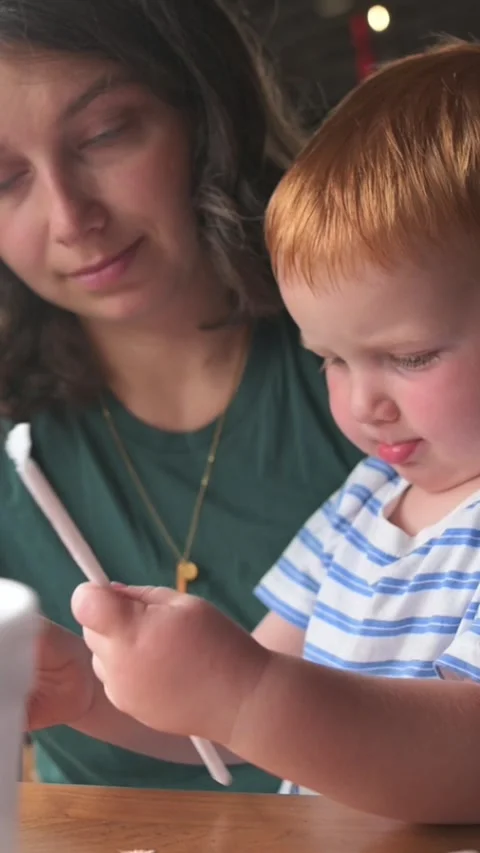 Child skill development, youngster improves coordination daily, child hones 스톡 동영상 323575423