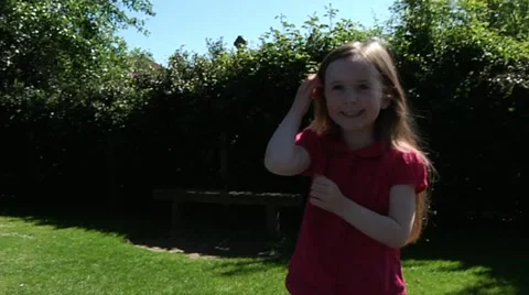 Child on slide Stock Footage 22635557