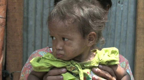 Child of the Slums Stock Footage 280922