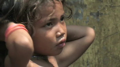 Child of the Slums Stock-Footage 280924
