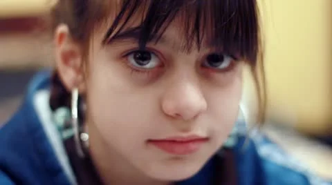 Child smile at camera Stock Footage 20754223