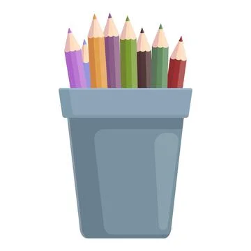 Child study tool icon cartoon vector. Stationery design Stock Illustration