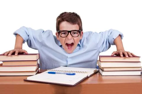 Child studying Stock Photos