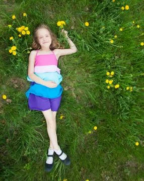 Child at summer Stock Photos