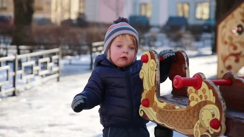 A child at the swing Stock Footage 150224577