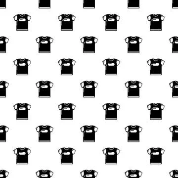 Child t shirt pattern vector seamless Illustrazione stock
