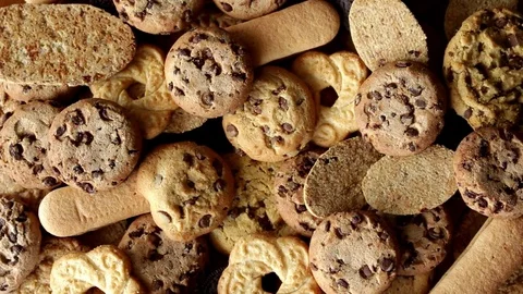 Child taking cookie Stock Footage 76718798