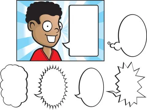 Child talking Stock Illustration