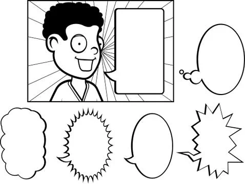 Child Talking Stock Illustration