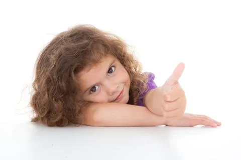 Child thumb up Stock Photos