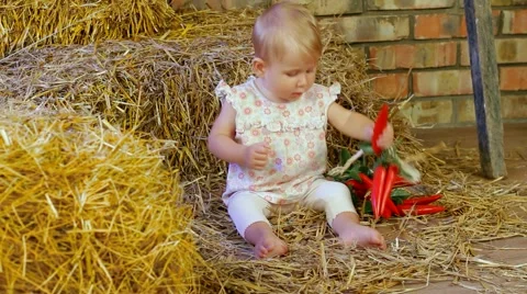 Child With A Toy Stock Footage 52450139