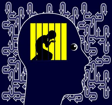 Child Trauma a Lifetime Illustrazione stock