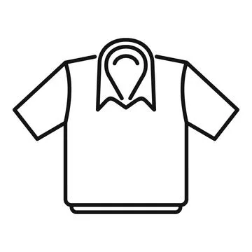 Child uniform icon outline vector. Fashion suit Stockillustratie