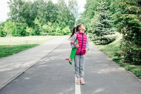 Child upset about mistakes while trying to learn how to skate. Crying little Stock Photos