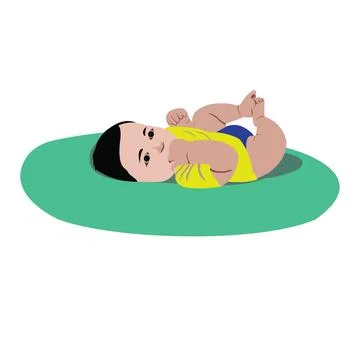 Child vector design  design on a white background Stock Illustration