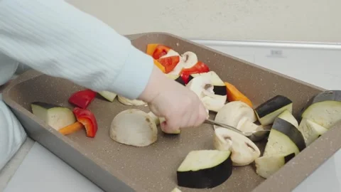 Child with vegetables Stock Footage 272676349