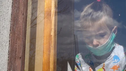 Child by the window Stock Footage 127451287