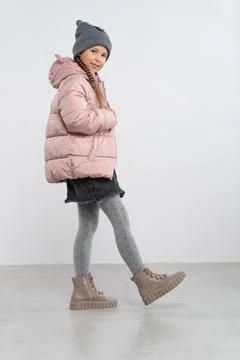 Child in winter clothes Photos