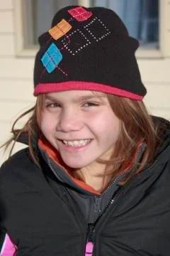 Child in Winter Stock Photos