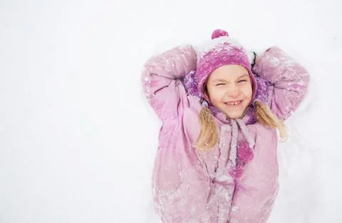 Child in winter Stock Photos