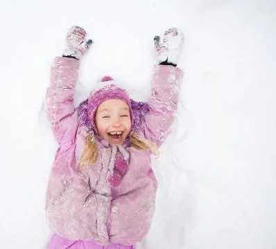 Child in winter Stock Photos