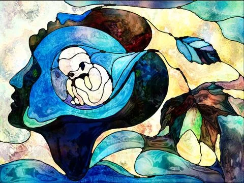 Child Within. Stock Illustration