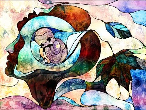 Child Within. Stock Illustration