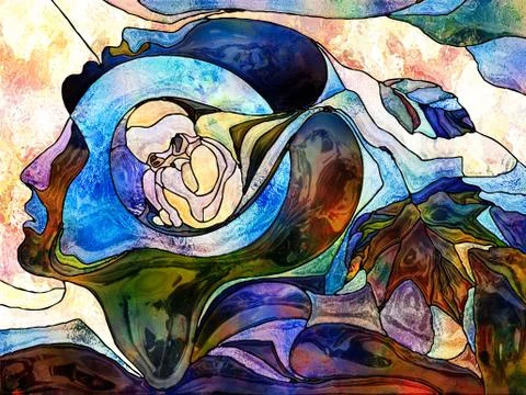 Child Within. Stock Illustration