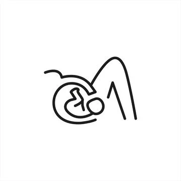 Childbirth Icon Stock Illustration