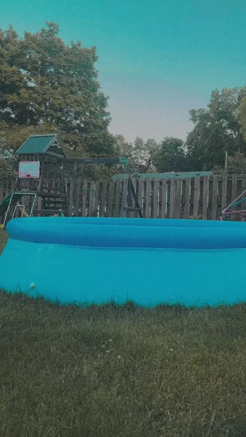 Childhood backyard Video stock 279520506