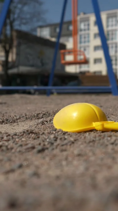 Childhood, fun on the playground. Stock Footage 332350708