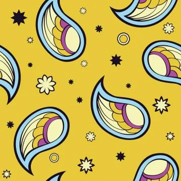 Childish bright pattern Illustrazione stock