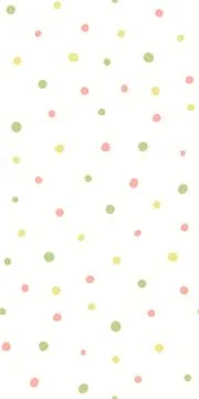 Childish circles seamless pattern Stock Illustration